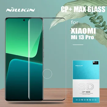 Nillkin за Xiaomi Mi 13 Pro Glass CP + Max 3D Пълно Покритие от Закалено Стъкло, Защитно Фолио за Екрана Xiaomi Mi13 Mi 13 Pro HD Стъклена Филм