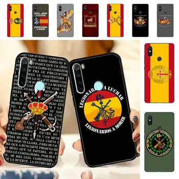 Калъф за телефон YNDFCNB Spanish Legion за Redmi Note 8 7 9 4 6 pro max T X 5A 3 10 lite pro