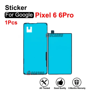 За Google Pixel 6 Pro 6Pro Лепило на предния LCD дисплей тиксо и стикер на задния капак на тиксо