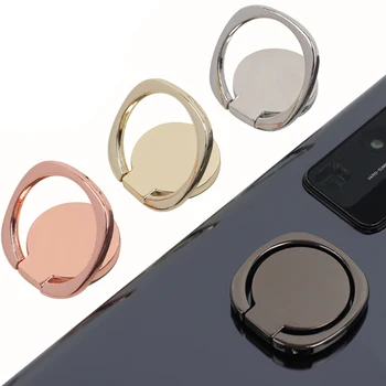 Пръстен на пръста си, метален държач за телефон, въртяща се на 180 градуса магнитна залепваща поставка за мобилен телефон Samsung iPhone Huawei, Xiaomi