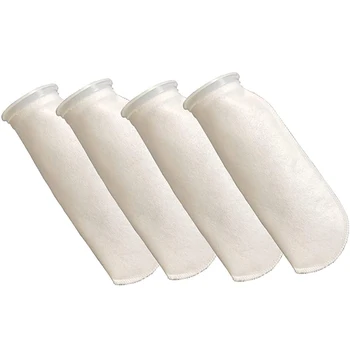 4 Опаковки филтърни чорапи, 200 микрометра, за аквариум със солена вода на езерото, за /преливане