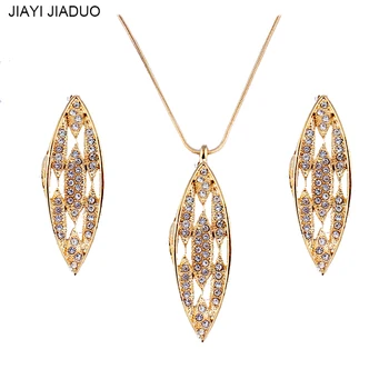 jiayijiaduo Модни обици-висулки, бижута, определени за бляскав дамски дрехи, аксесоари с кристали