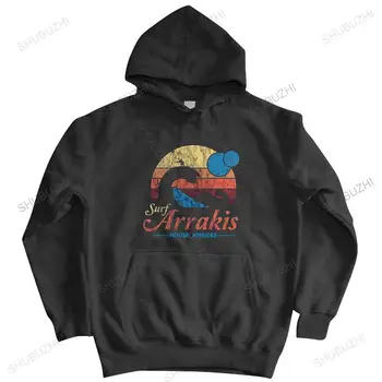 ретро пуловер Visit Arrakis с цип Surf House Atreides hoody мъжки Научно-фантастичен игрален топ с пясъчен червей мъжки блузи shubuzhi