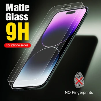 2 ЕЛЕМЕНТА Защитно фолио за екрана, без пръстови отпечатъци за iPhone 14 Pro Max Матирано Закалено Стъкло за iPhone 14 Plus iphone14 Pro Max promax