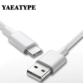 Кабел USB Type C За Samsung S20 S10 Plus Xiaomi кабел за зареждане Тел Кабел USB-C Зарядно Устройство За Мобилен Телефон USBC Type-c Кабел 1 м