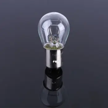 2 елемента P21/5W S25 12V21/5 BAY15D автомобилна лампа от прозрачно стъкло, спирачна задна крушка халогенна лампа