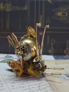 Готин модел на Охлюви в стил steampunk, механични Украса от насекоми, висока точност на метални изделия, ръчно изработени висока Сложност