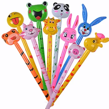 Играчка с главата си диво животно, пръчка за балон, Декор за парти с животни, рожден Ден, балон, детско сафари, лесовъдство тема