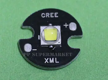 1бр 10 W CREE XM-L2 XML2 L2 Студено бяло 6000 До ~ 6500 К led лампа с чип + 16 мм основа на печатна платка