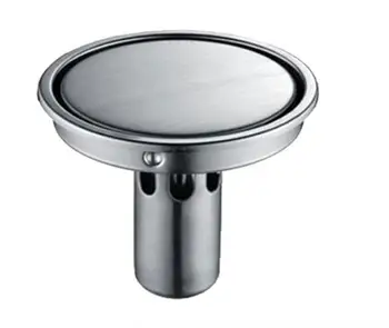 Висококачествена неръждаема стомана 304 кръгла невидима душ кабина за баня-квадрат делото за източване на дълбока вода в пода