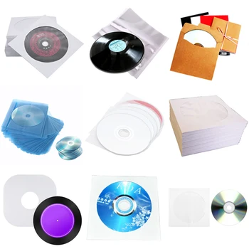 Опаковка Чанти за CD DVD дискове, Защита за плочи Duatproof, антистатични Контейнер за LP плочи, Шапки За дискове, Двупосочен Калъф За Попълване на Запасите