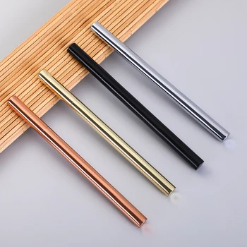 2023New подарък цветна къс химикалка писалка с гелевыми мастило, роликовая дръжка, цилиндрични месингови дръжки от розово злато