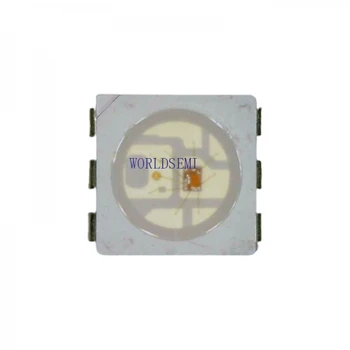WS2813B-V5 led крушка с две пътни кабели, интелигентно управление, с вграден led източник на светлина 5050 RGB, честота на опресняване 2 khz