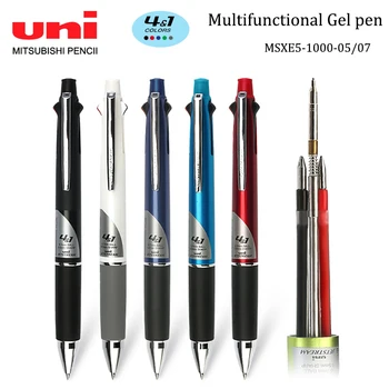 Многофункционална Химикалка писалка Japan UNI MSXE5-1000-05/07 JETSTREAM, Четири Гел Писалка + Механичен Молив, Канцеларски материали