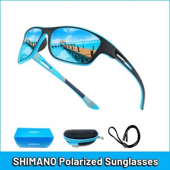Оригинални модни велосипедни очила Shimano, слънчеви очила са за улицата, мъжки и Дамски спортни очила с UV400, Колоездене, очила, очила за риболов