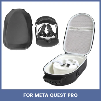 Преносим твърд кутия за съхранение на Meta Quest Pro и Чанта за съхранение на Пътен калъф Защитна чанта Очила за виртуална реалност Аксесоари